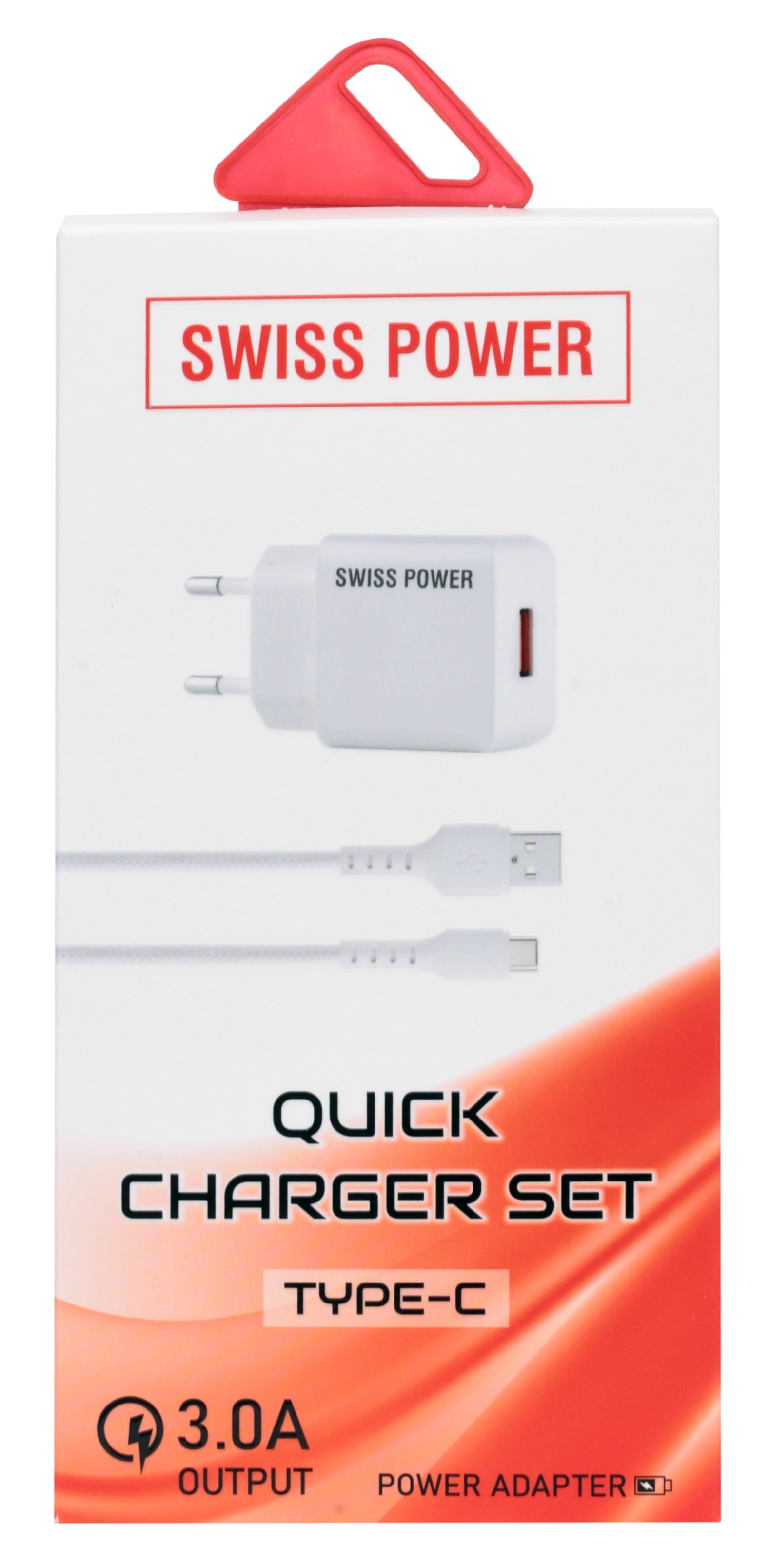 Swiss Power SWS-T1 Quick Charger Set Type-C 3A