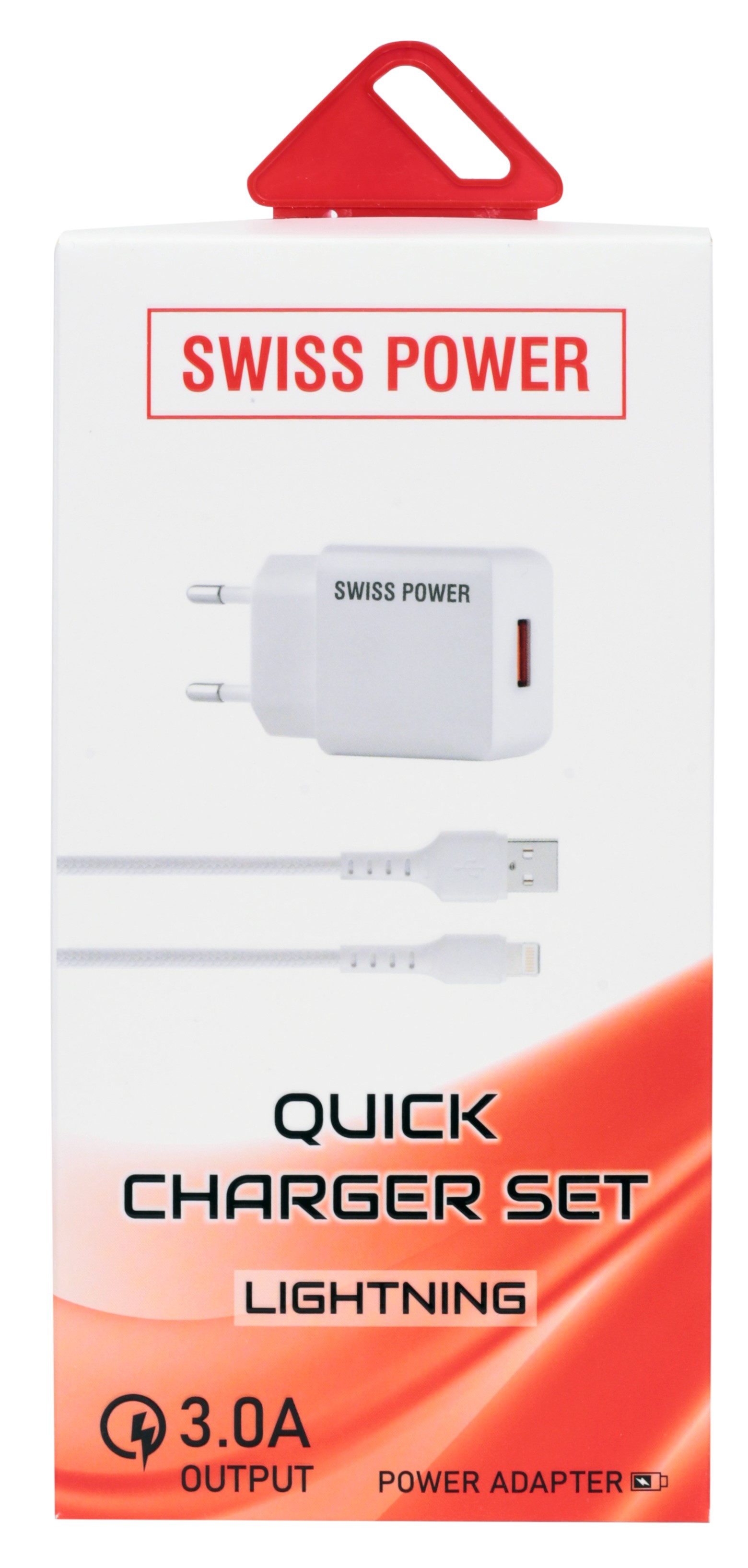 Swiss Power SWS-A1 Quick Charger Set Lightning 3A